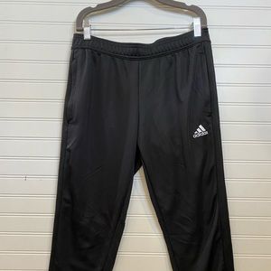 Black adidas joggers